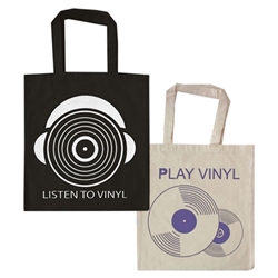 Cotton Totes - Imprinted LP Record Designs