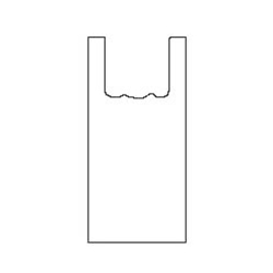 Plastic T-shirt Bag 1.1 mil Low Density