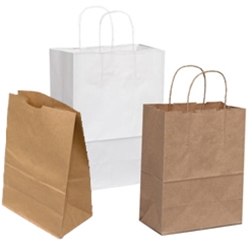 Grocery, Merchandise & Shopping Paper Bags