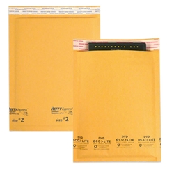 Kraft Bubble Mailers - Self-Seal Flap