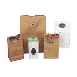 Grocery & Bakery Paper Bags - flat bottom